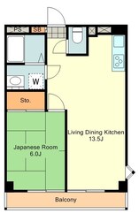 国立クリスタル石川の物件間取画像